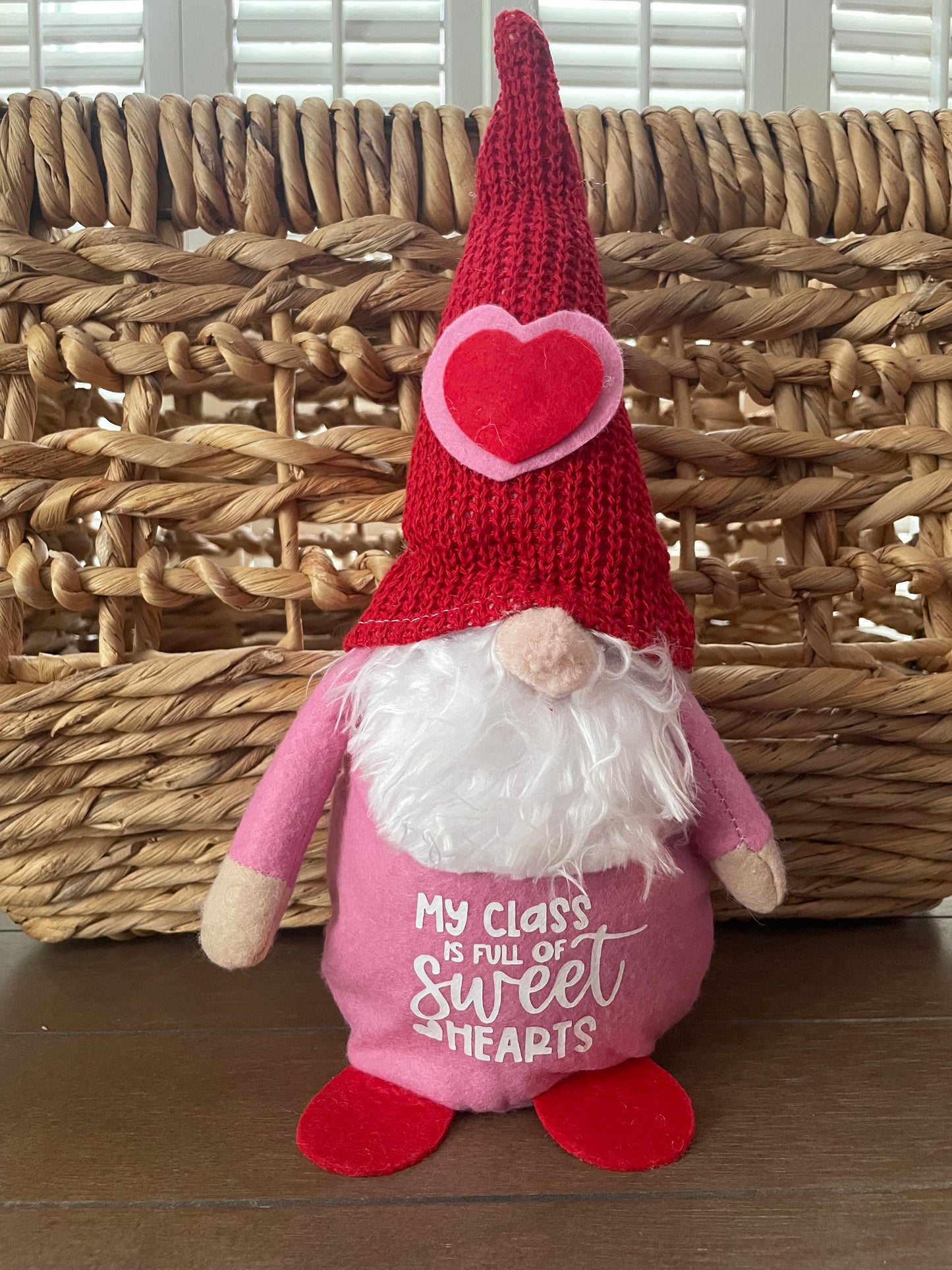 Valentine’s Day Gnome: My Class is Full of Sweethearts