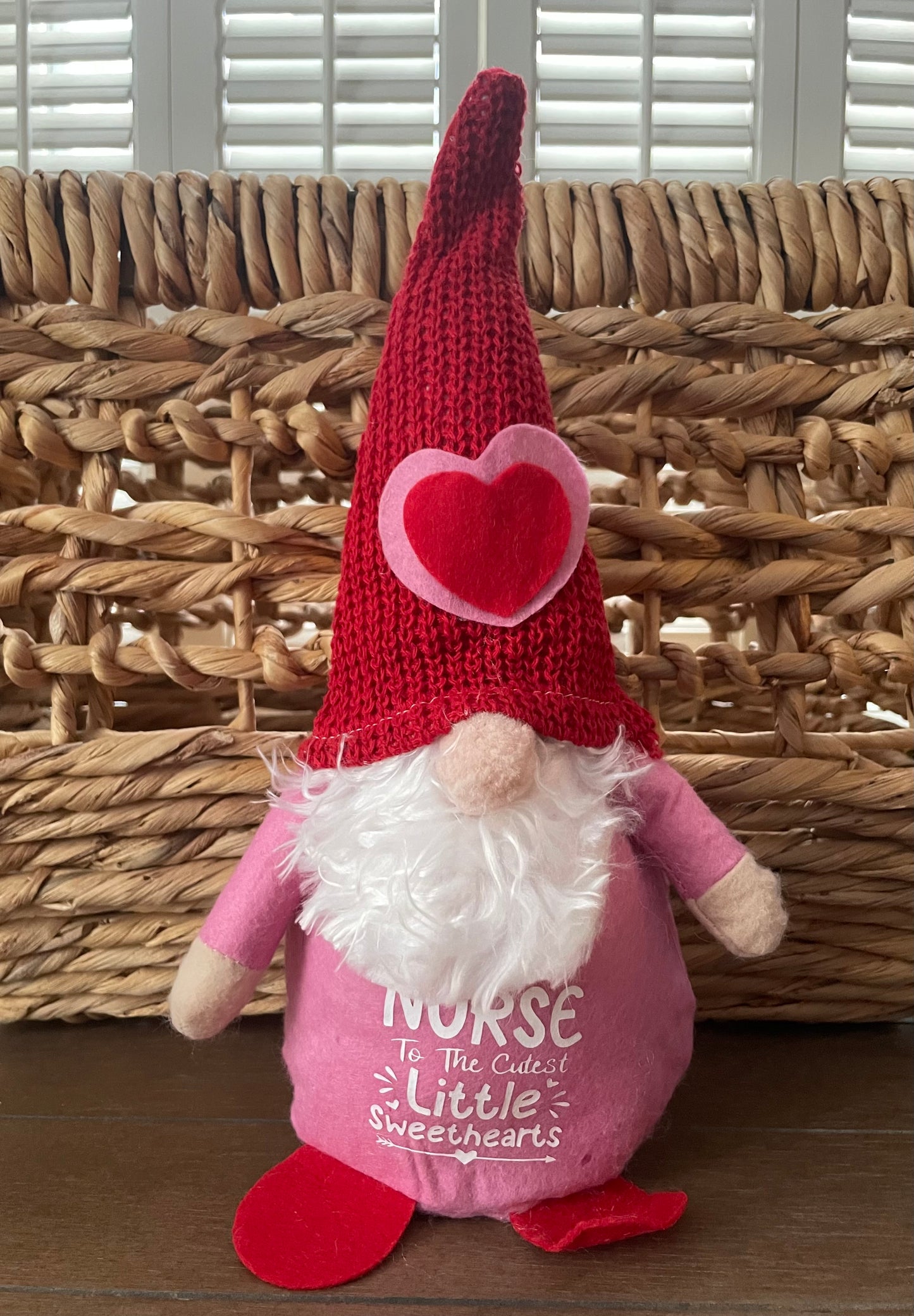 Valentine’s Day Gnome: Nurse to the Cutest Little Sweethearts