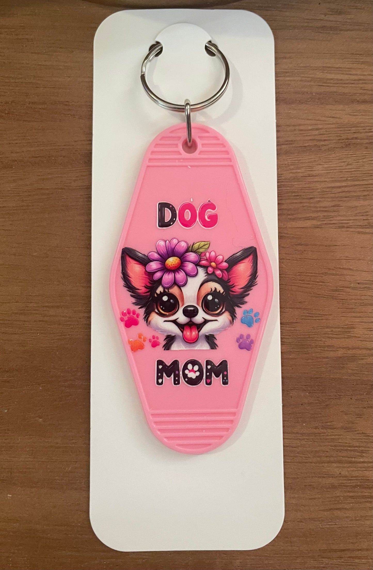 Hotel Keychain: Dog Mom