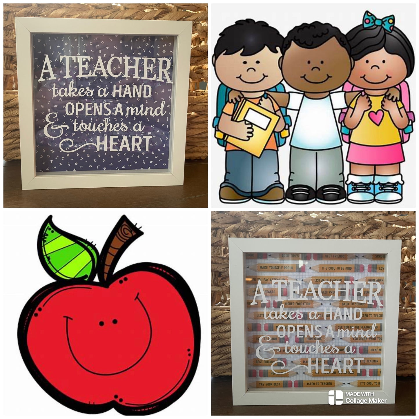 Teacher Shadow Box (8x8 inches)