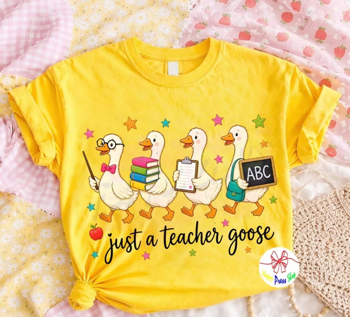 Decal Only: Just a Teacher Goose (Option 2)