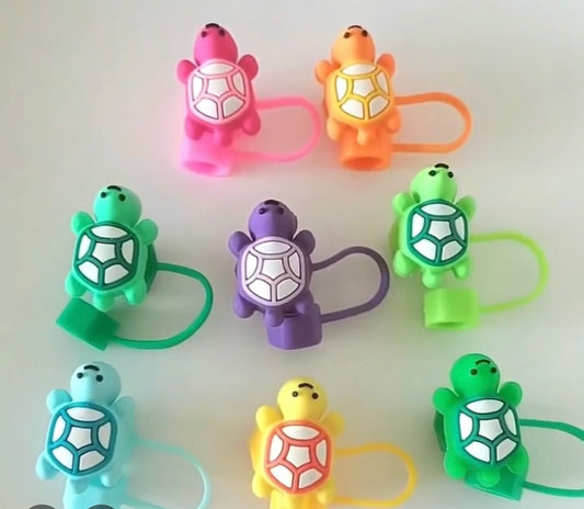 Straw Topper: Turtle