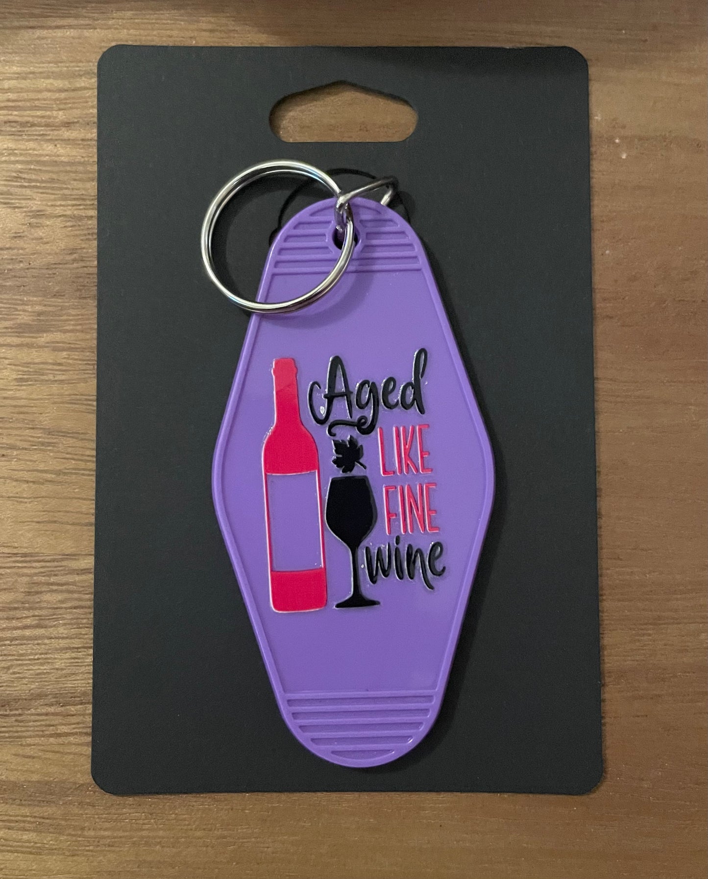 Keychain: Wine Themed Keychain