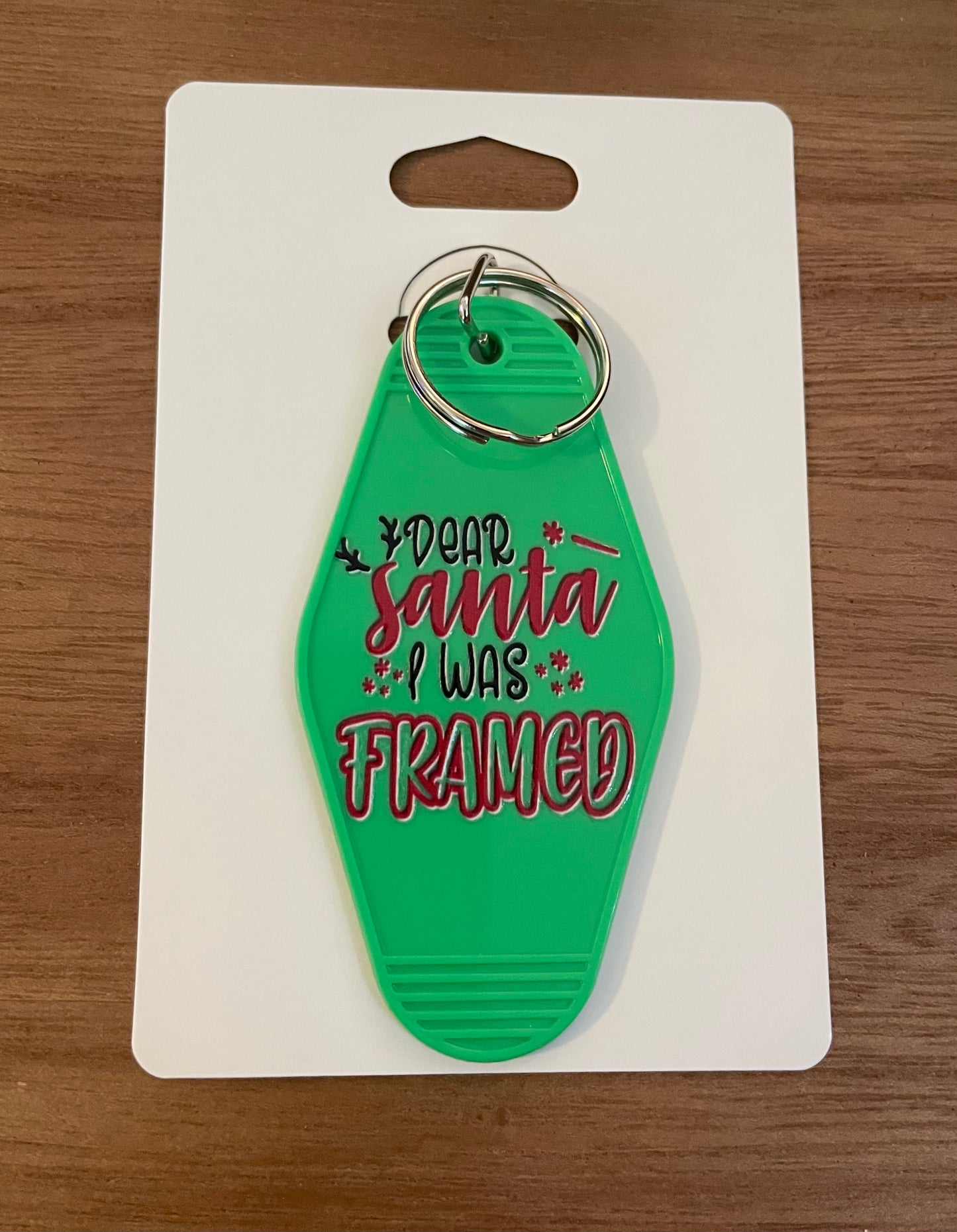Hotel Keychain: Christmas Themed