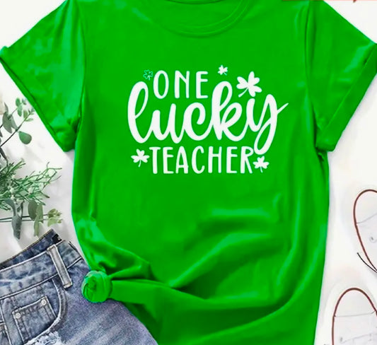 ✨Decal Only: One Lucky Teacher (Option 3)