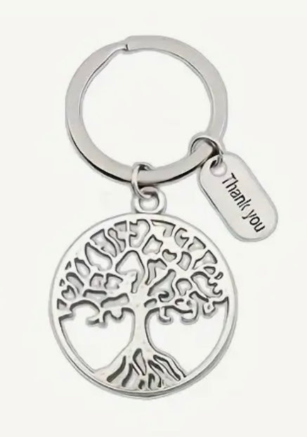Keychain: Thank You Very Much (Tree)