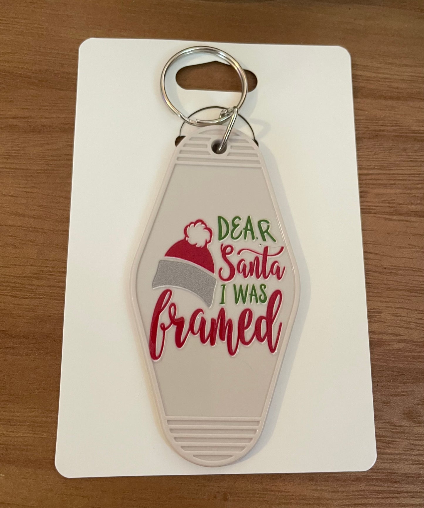 Hotel Keychain: Christmas Themed