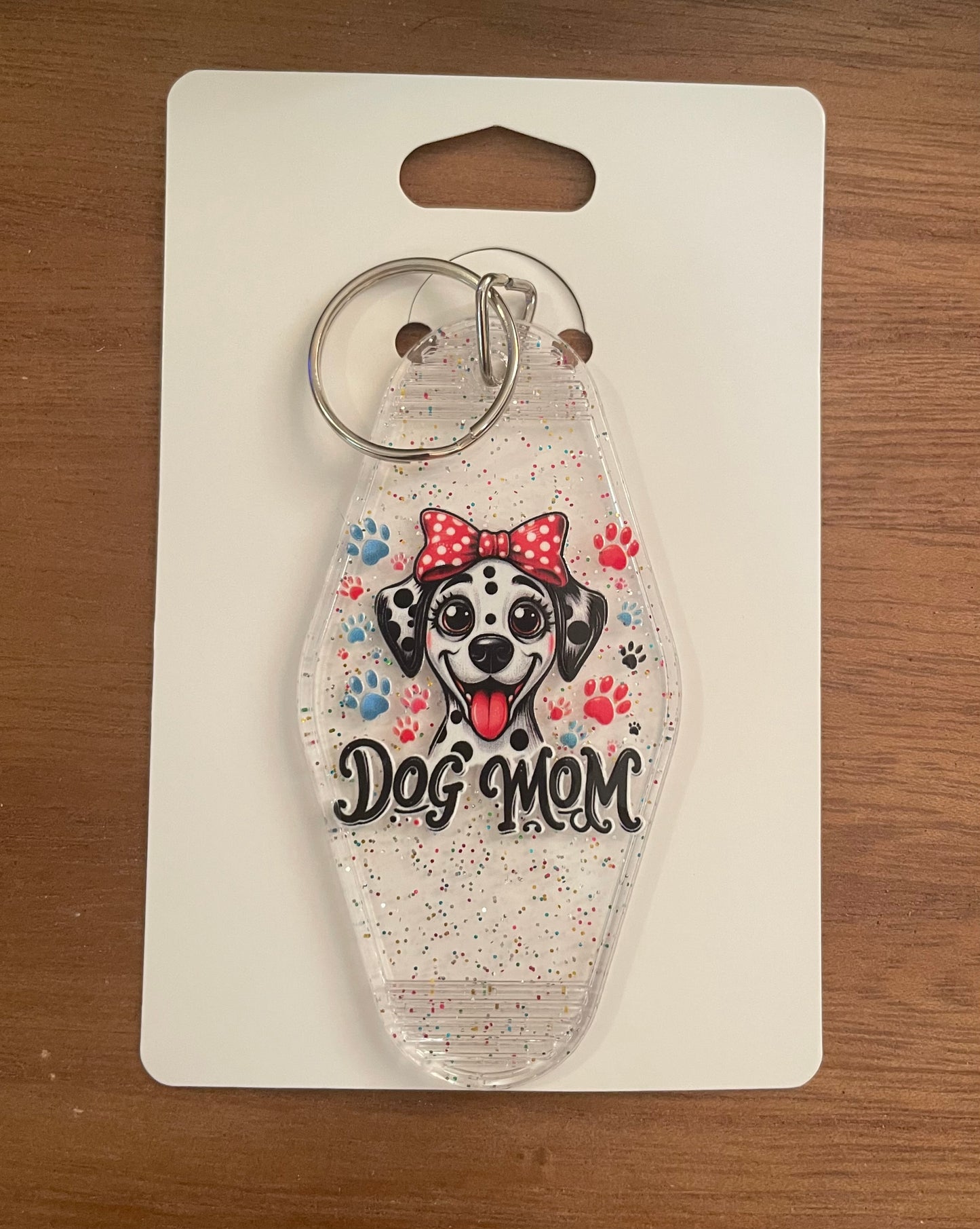 Hotel Keychain: Dog Mom