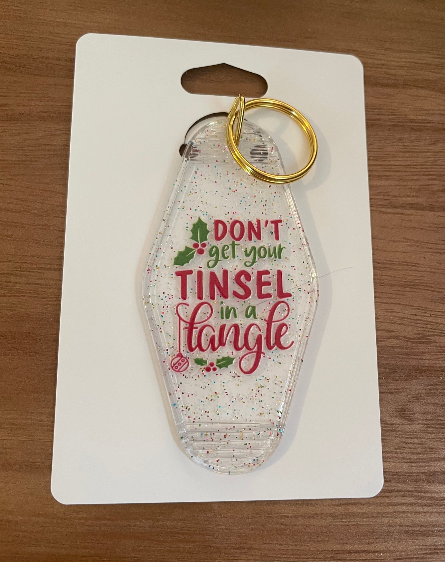 Hotel Keychain: Christmas Themed