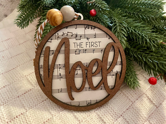 ✨Lyric Ornament: The First Noel