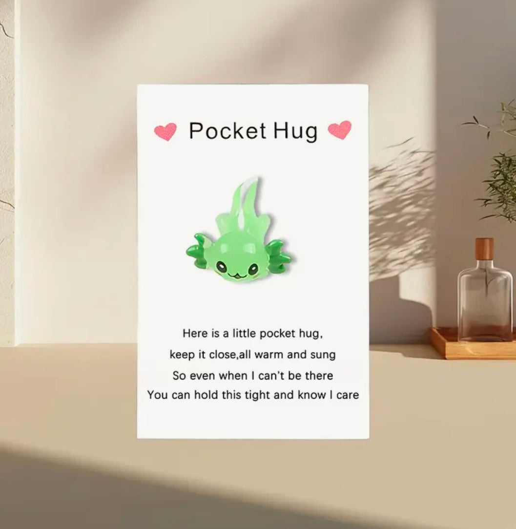 Pocket Hug: Axolotl (Option 1)