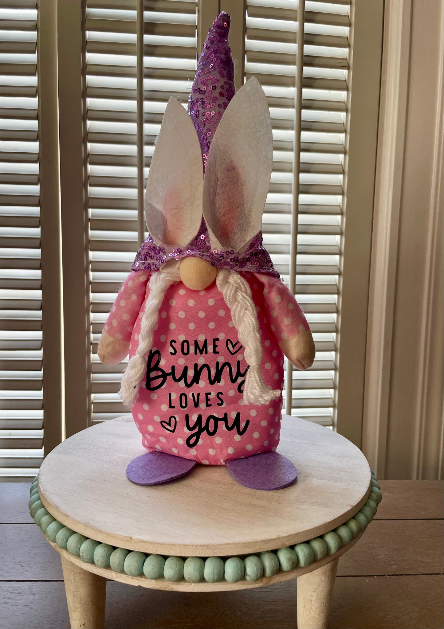 Easter: Bunny Gnome (Different Version: Already Personalized)
