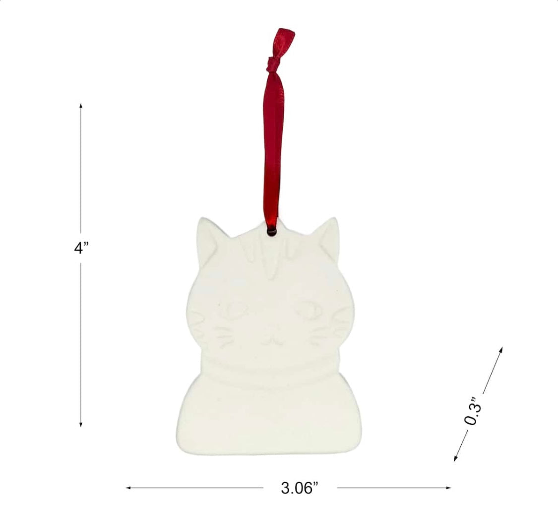 Ornament: DIY Ceramic Cat