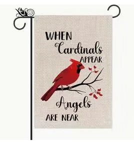 Garden Flag: When Cardinals Appear