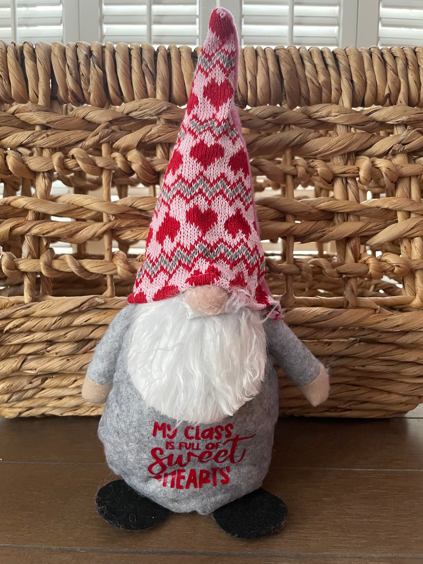 Valentine’s Day Gnome: My Class is Full of Sweethearts