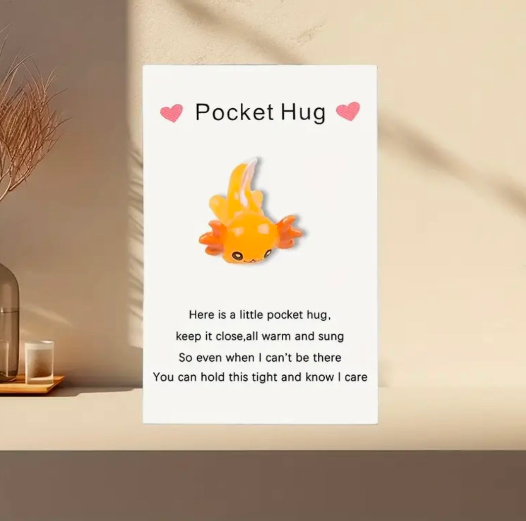 Pocket Hug: Axolotl (Option 1)