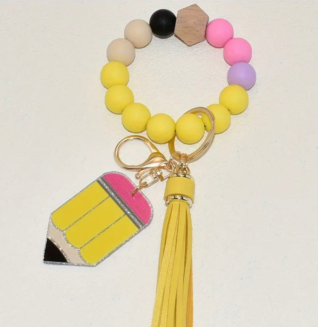 Keychain Bracelet: School Themed