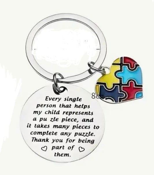 Keychain: Thank You (Autism)