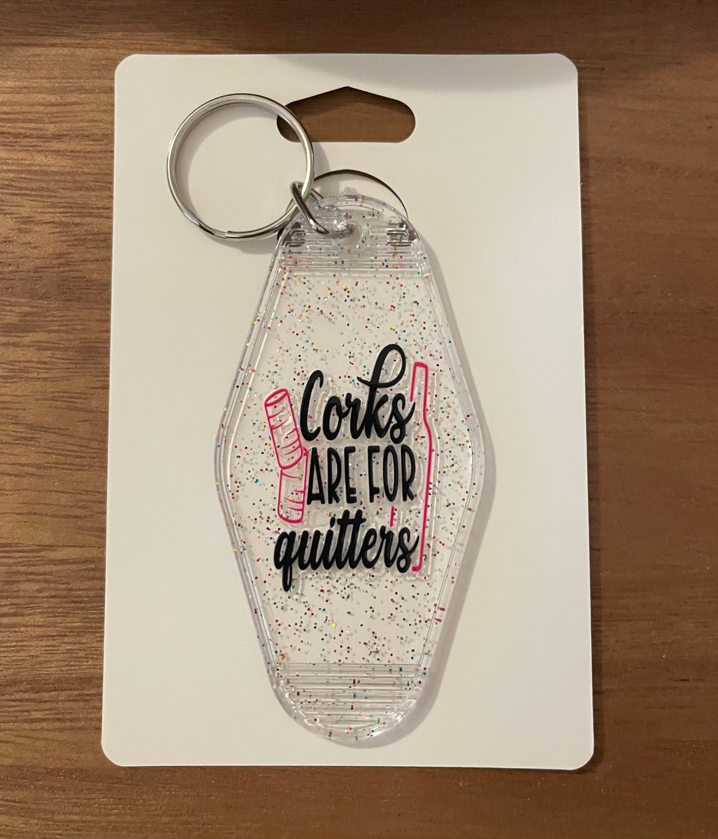 Keychain: Wine Themed Keychain