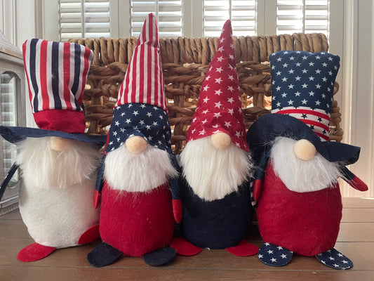 Patriotic Customizable Tall Gnome