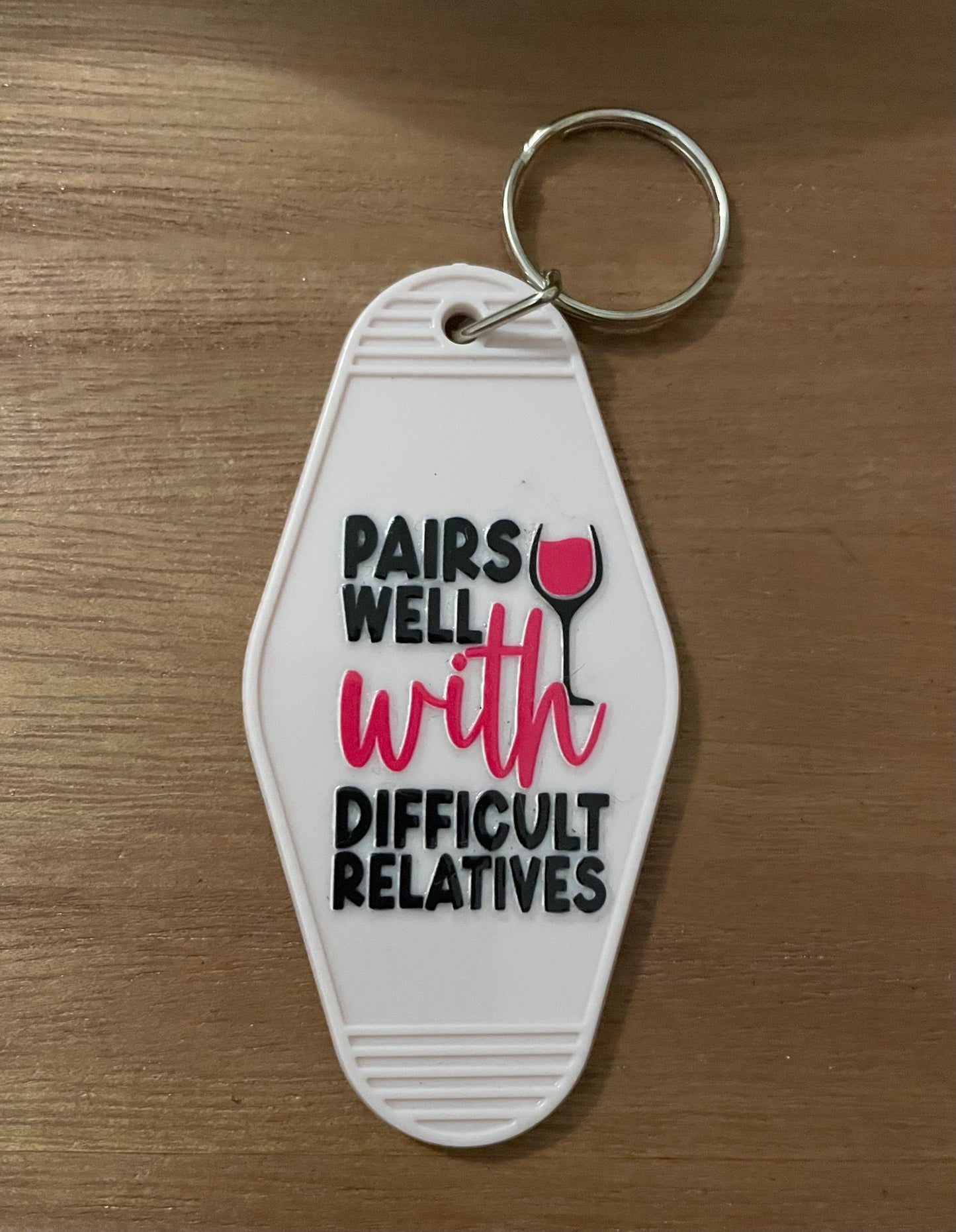 Keychain: Wine Themed Keychain