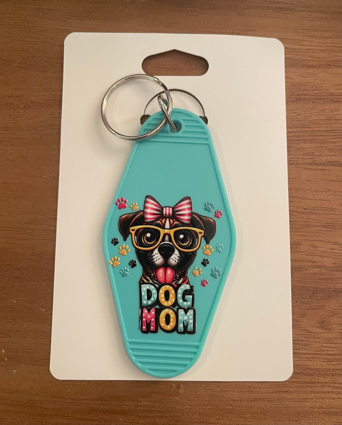 Hotel Keychain: Dog Mom