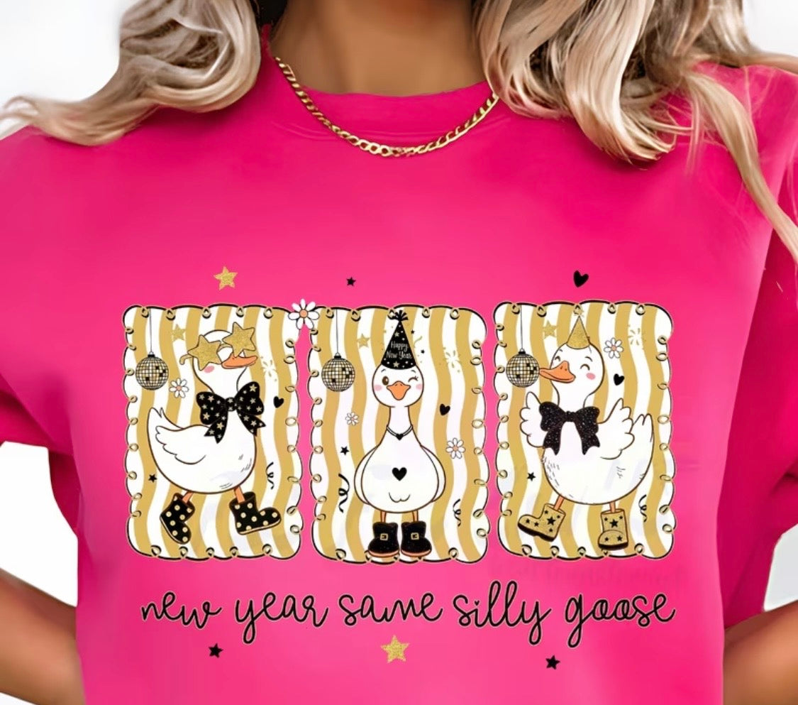 Decal Only: New Year Same Silly Goose
