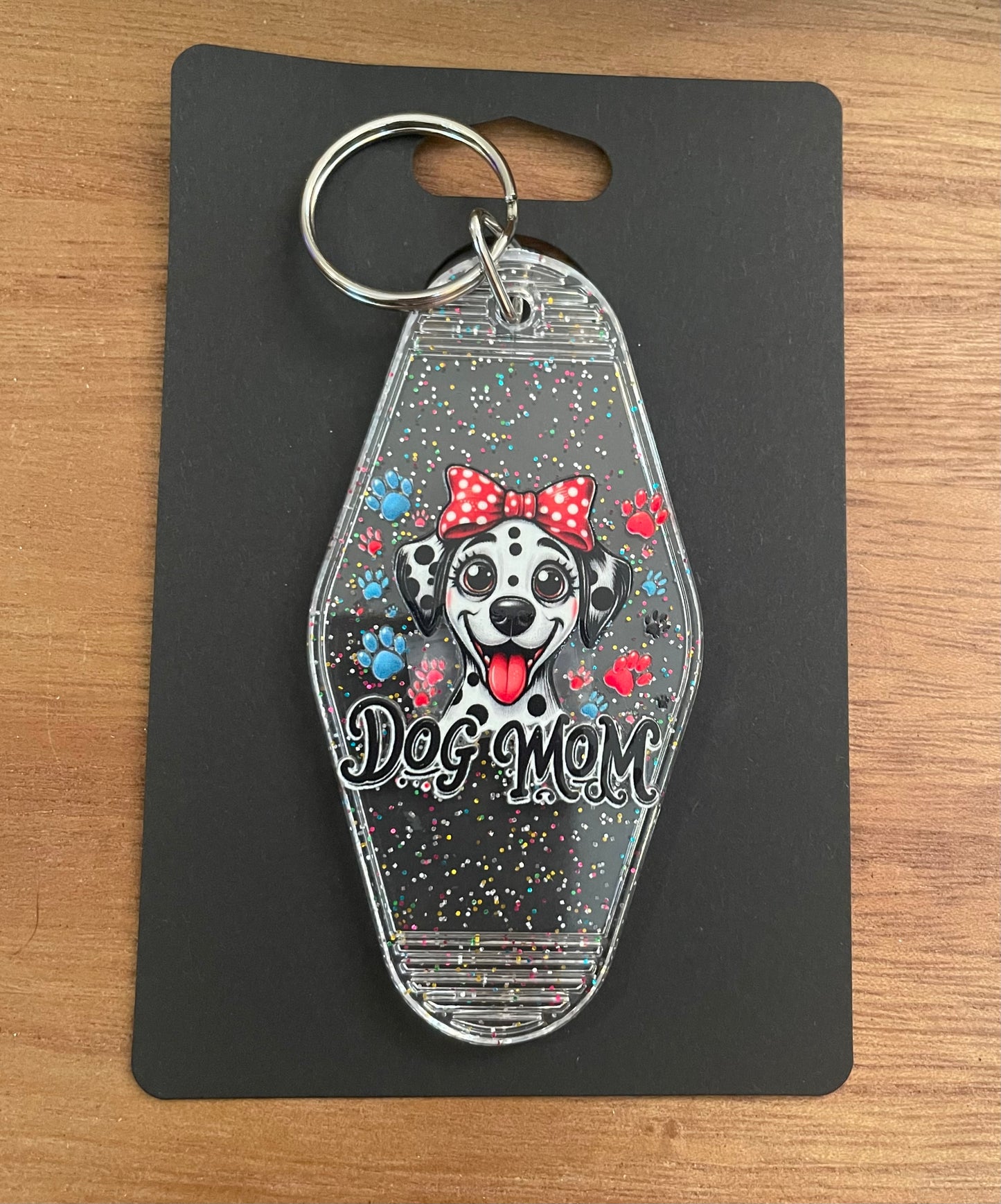 Hotel Keychain: Dog Mom