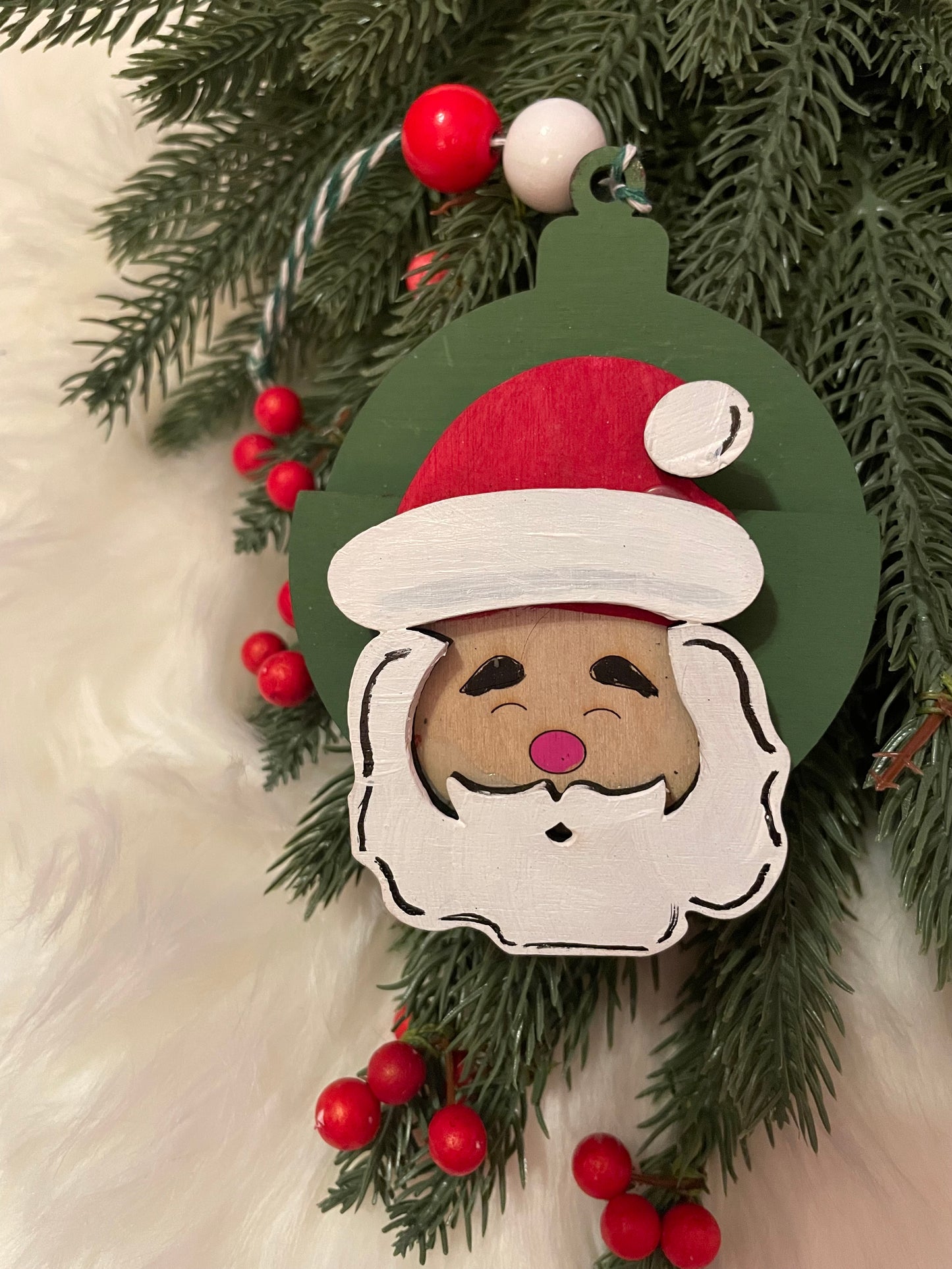 Ornament: Santa Gift Card Holder