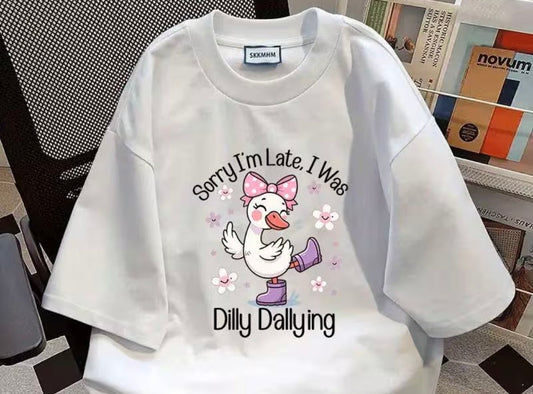 Decal Only: Sorry I’m Late, I Was Dilly Dallying