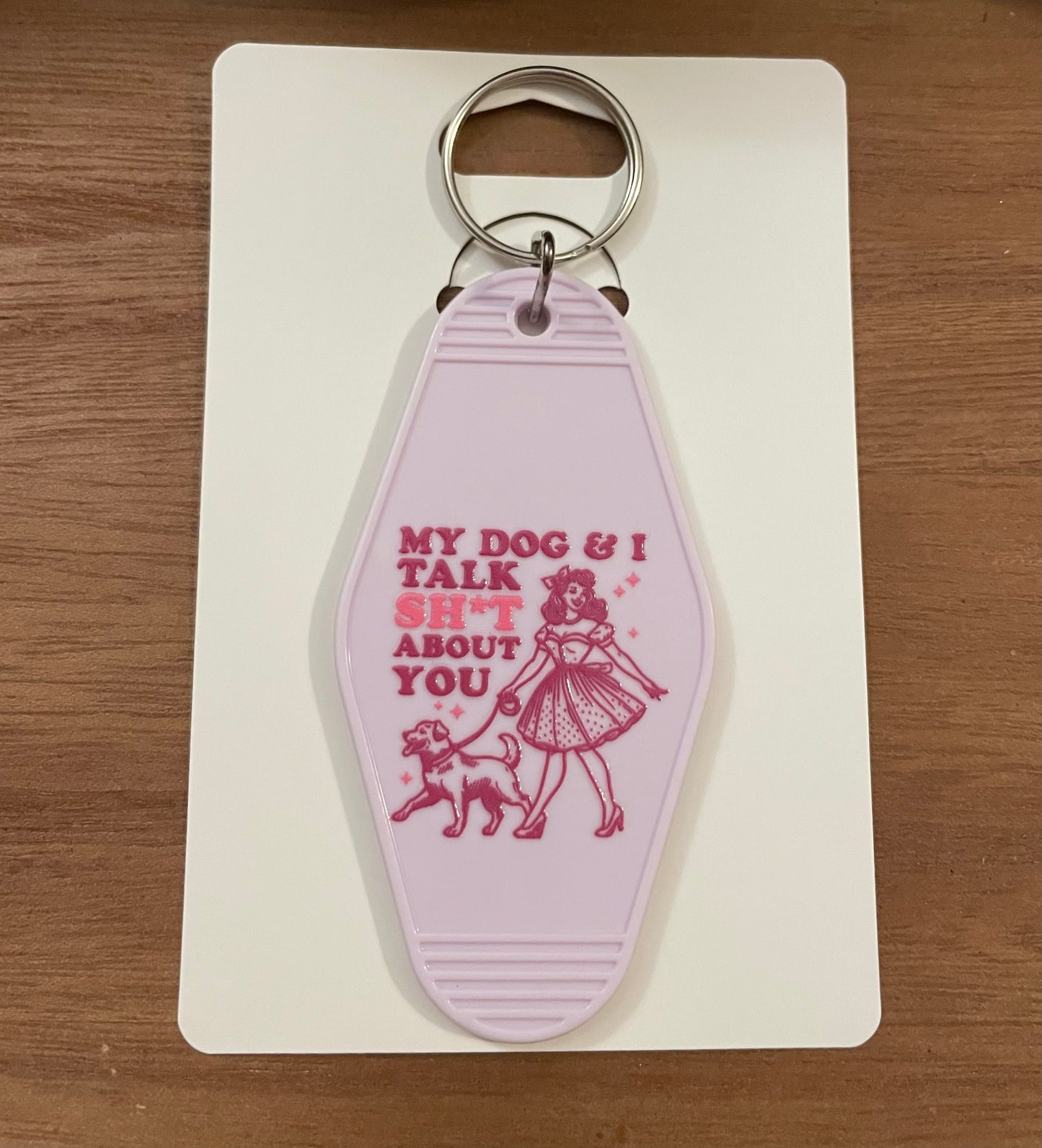 Hotel Keychain: Dog Themed