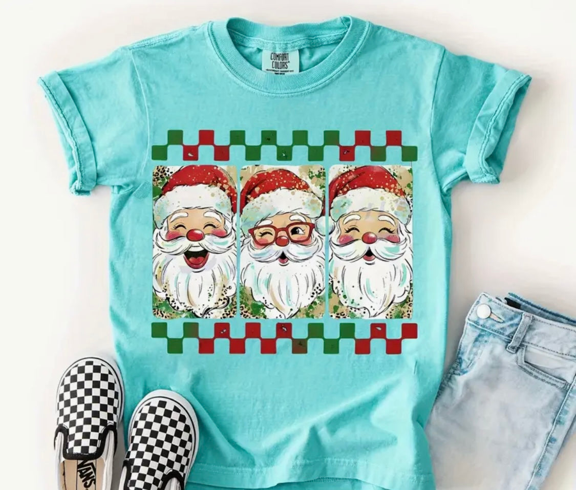 ✨Decal Only: Santa Face Trio