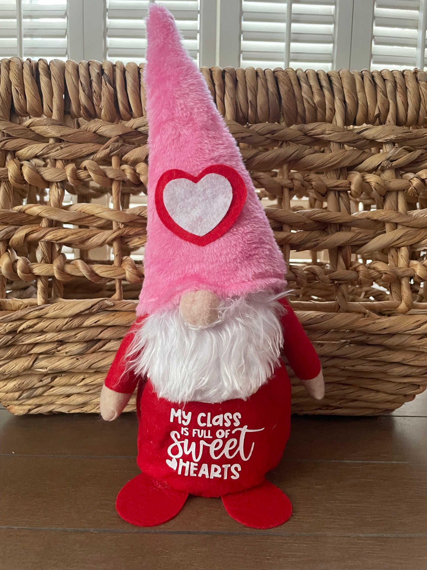 Valentine’s Day Gnome: My Class is Full of Sweethearts