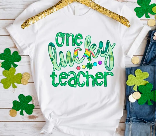 ✨Decal Only: One Lucky Teacher (Option 2)