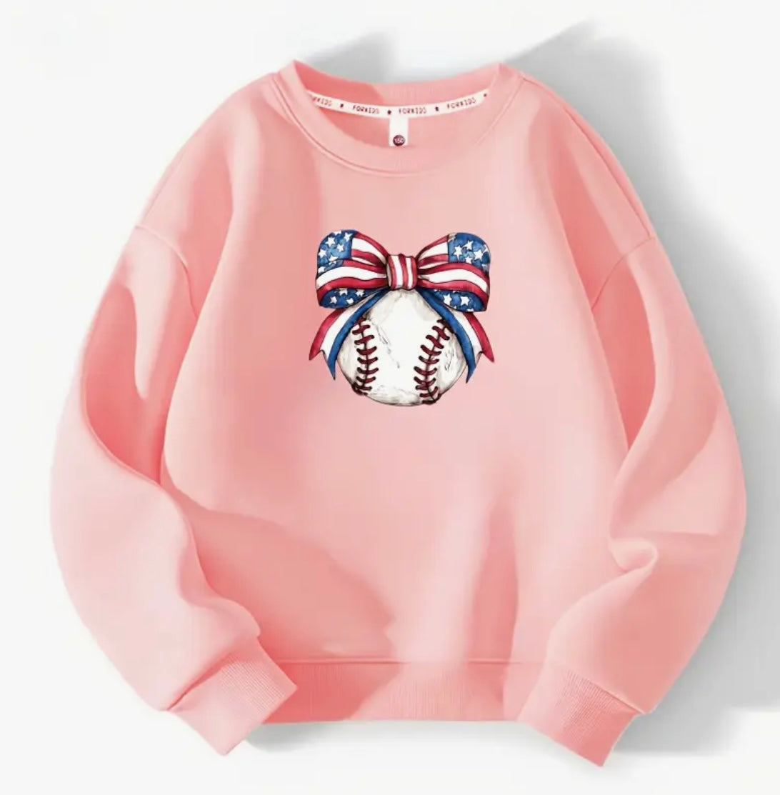 ✨Decal Only: Baseball with Bow on Top