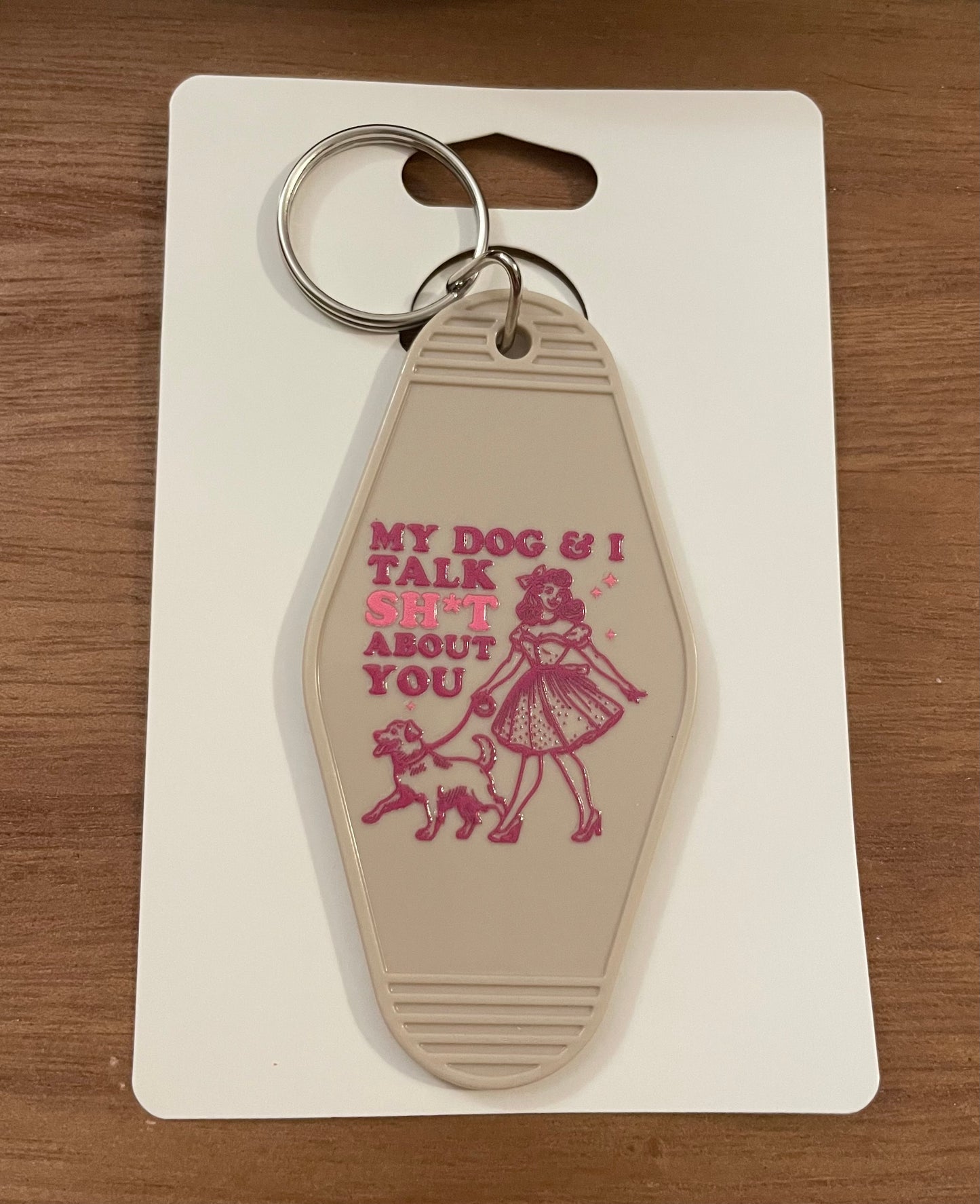 Hotel Keychain: Dog Themed