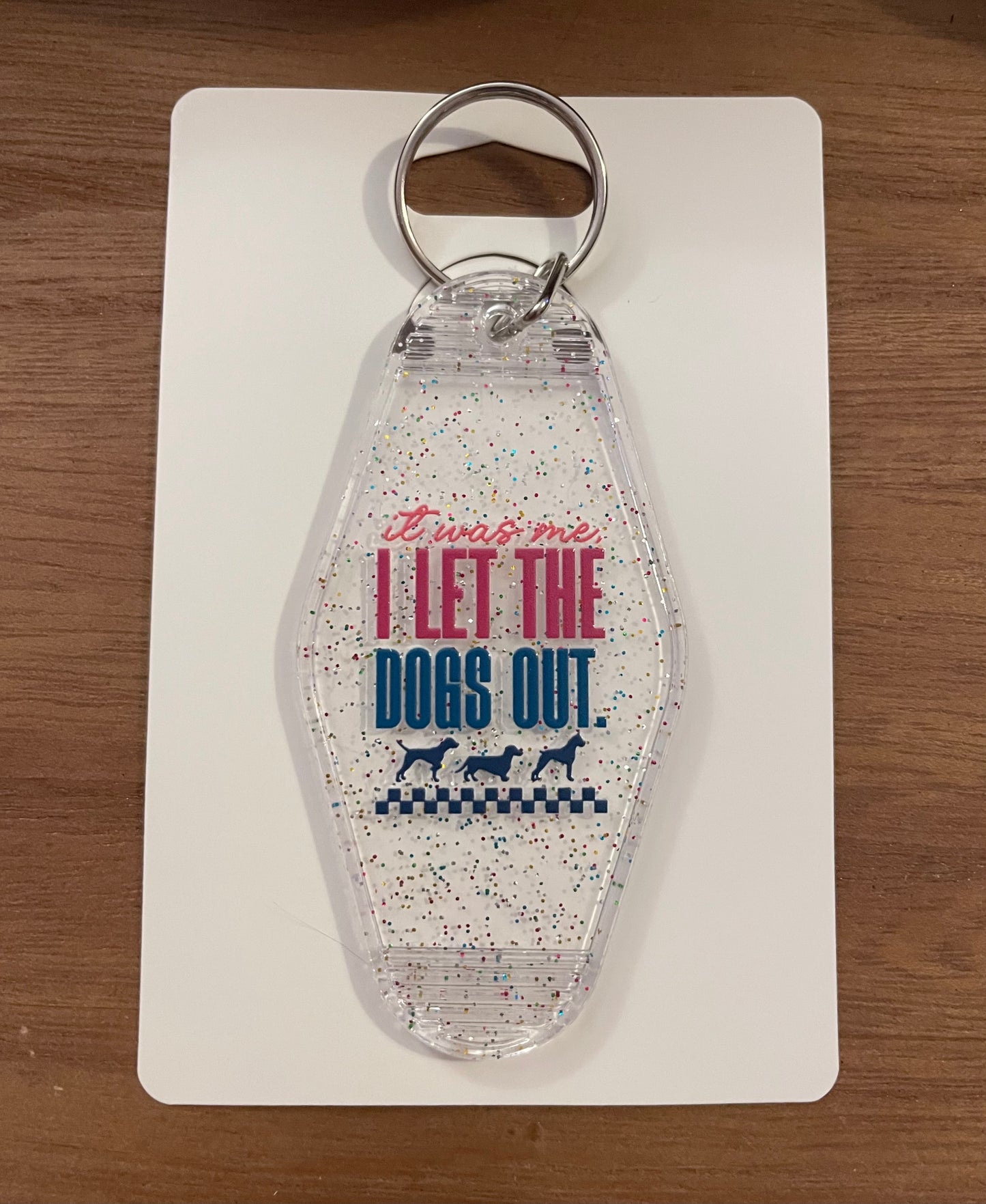 Hotel Keychain: Dog Themed