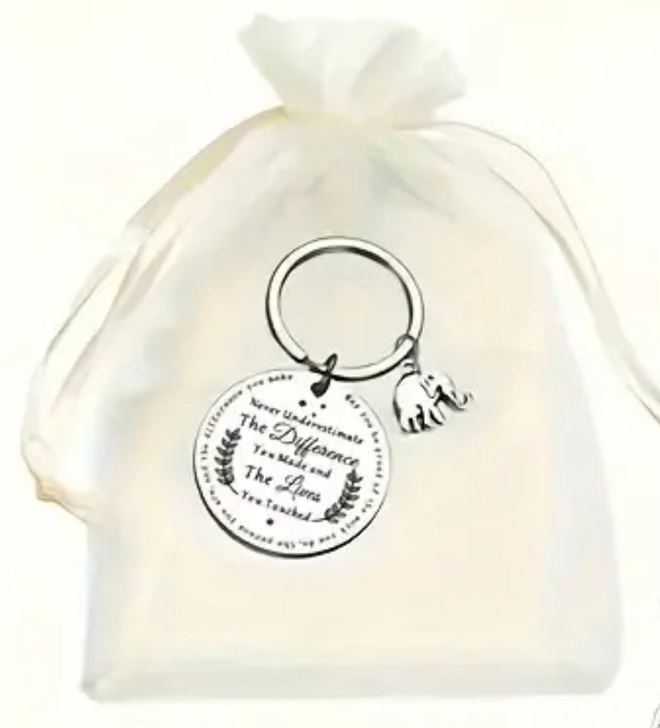 Keychain: Never Underestimate the Difference You Made… (Elephant)
