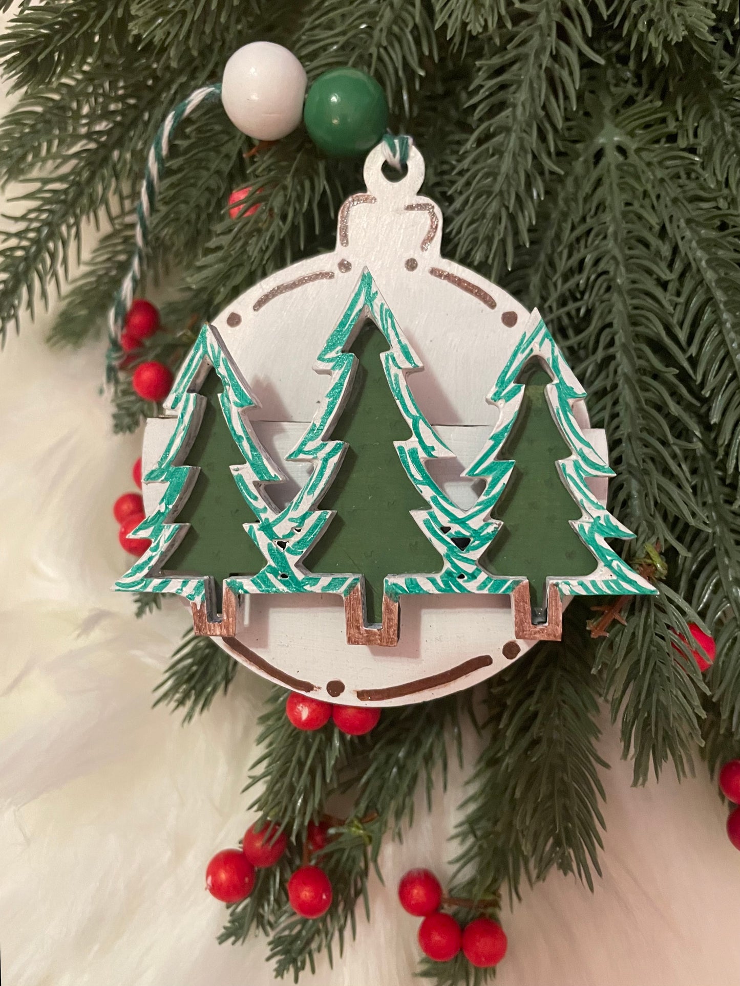 Ornament: Trees Gift Card Holder