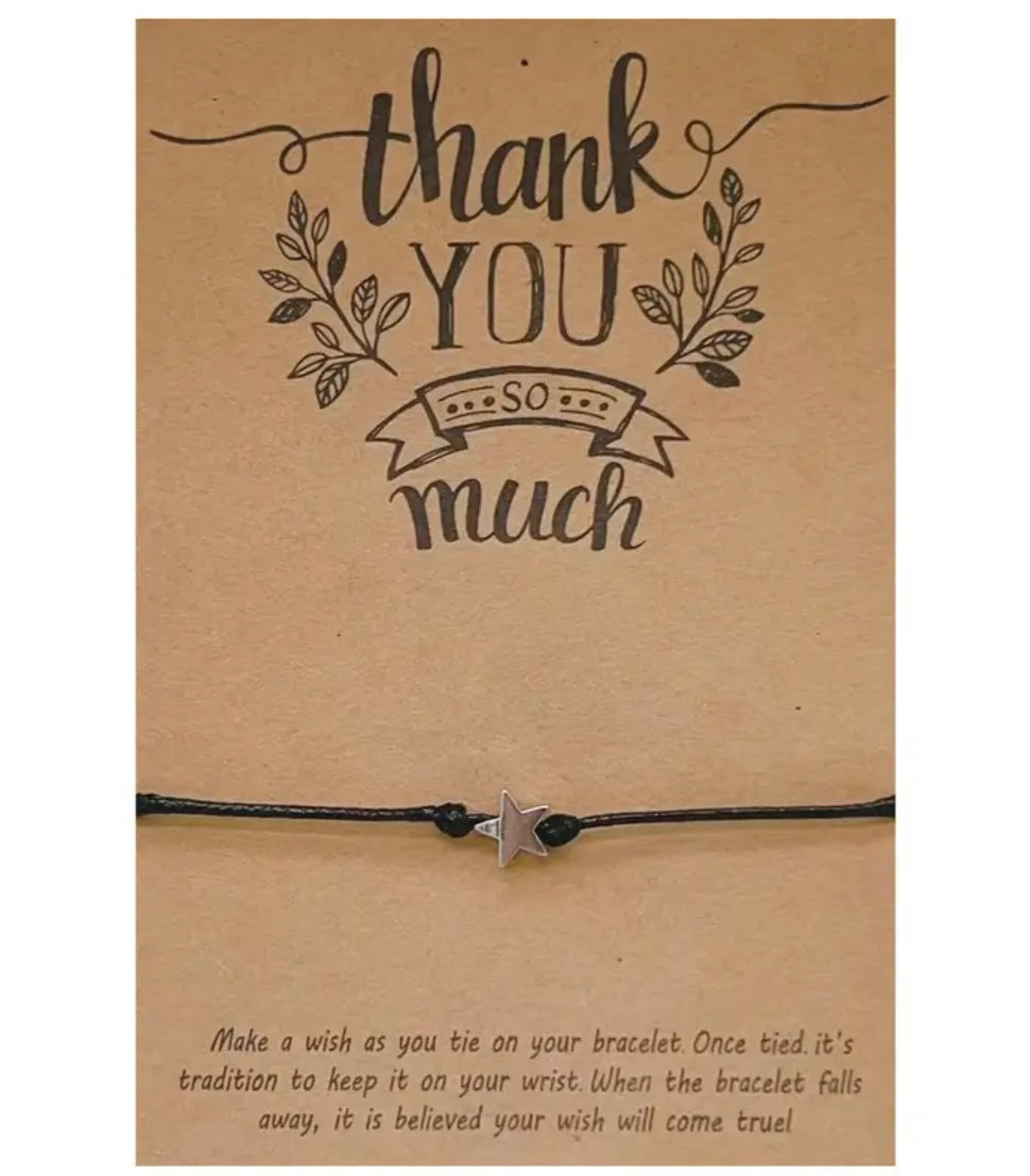 Wish Bracelet: Thank You