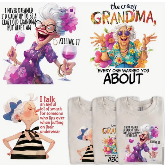 ✨Decal Only: Grandma (Funny Variety)