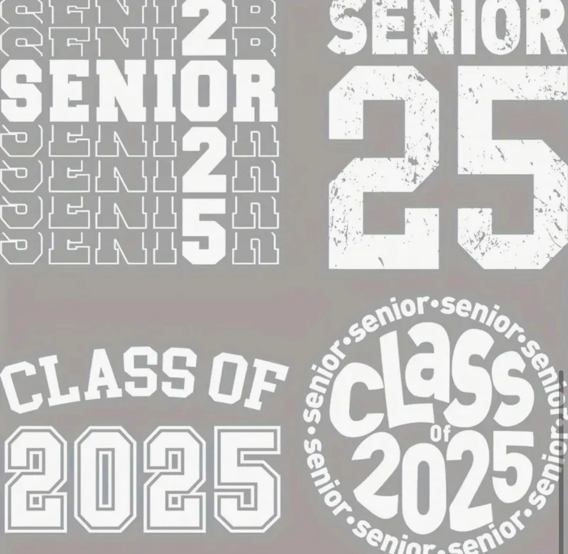 ✨Decal Only: Senior 2025