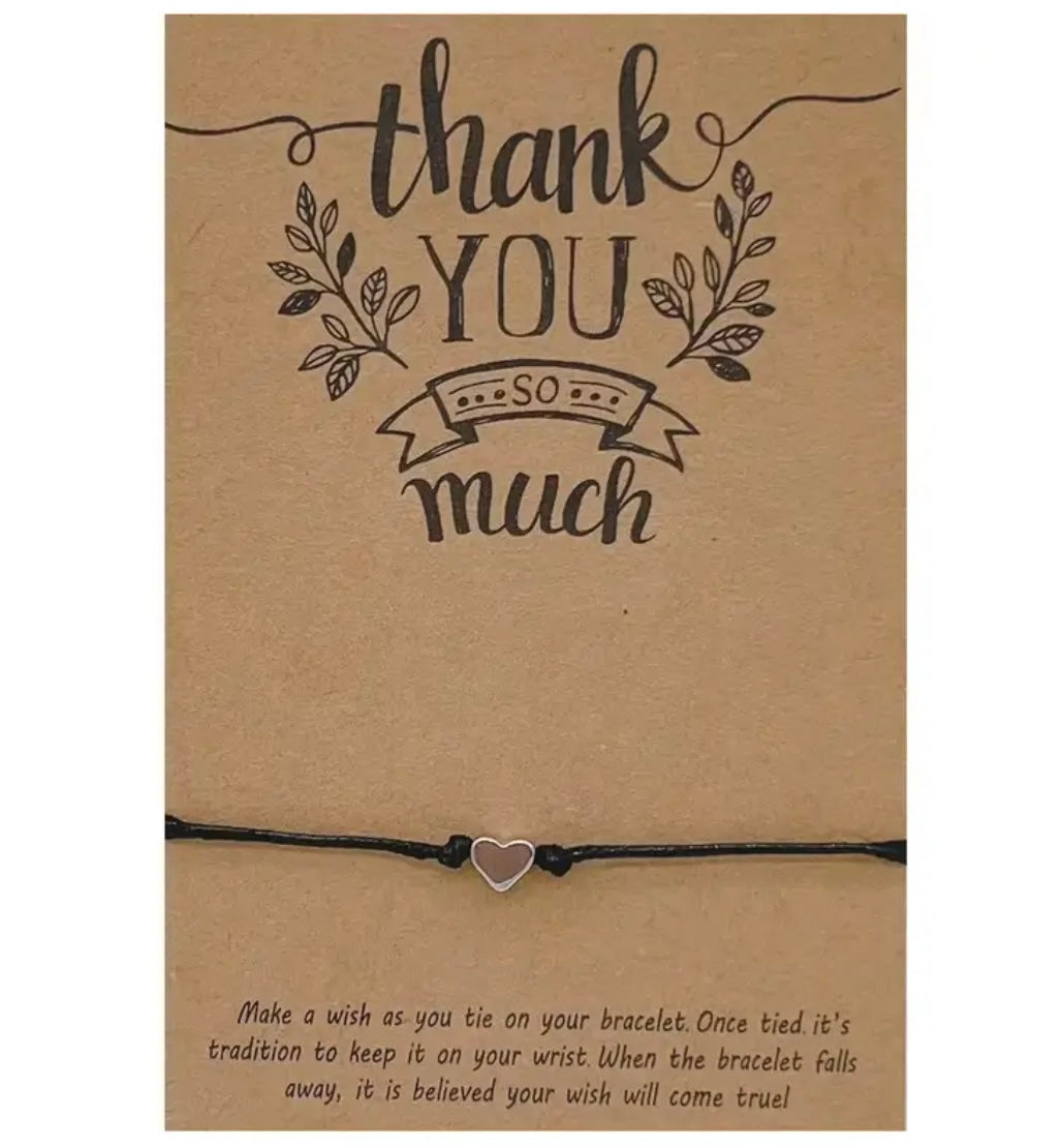 Wish Bracelet: Thank You