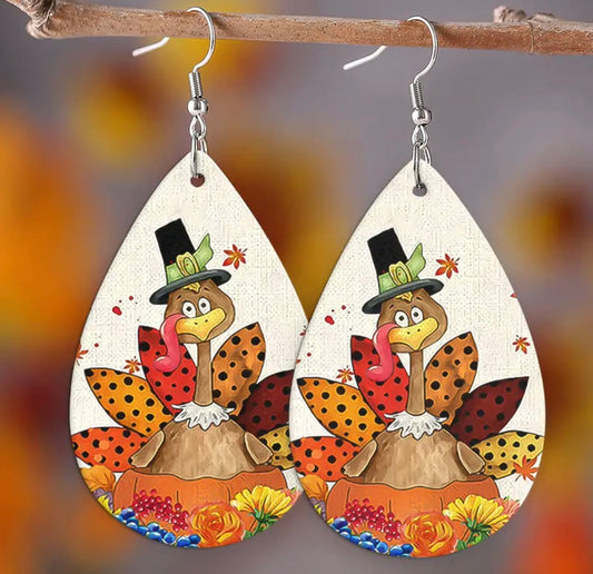 Earrings: Teardrop Turkey