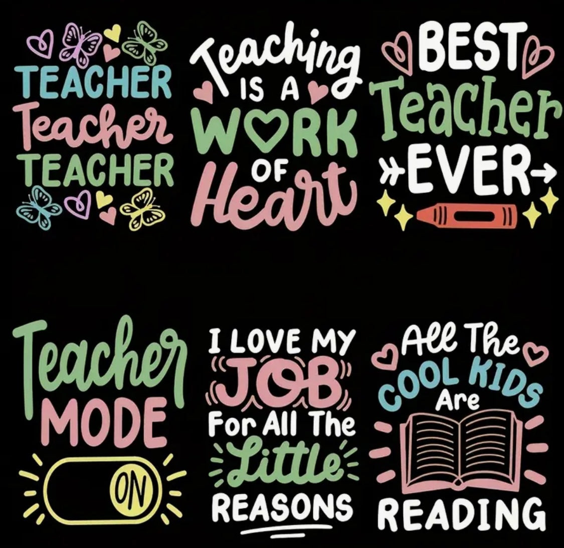 ✨Decal Only: Teacher Themed