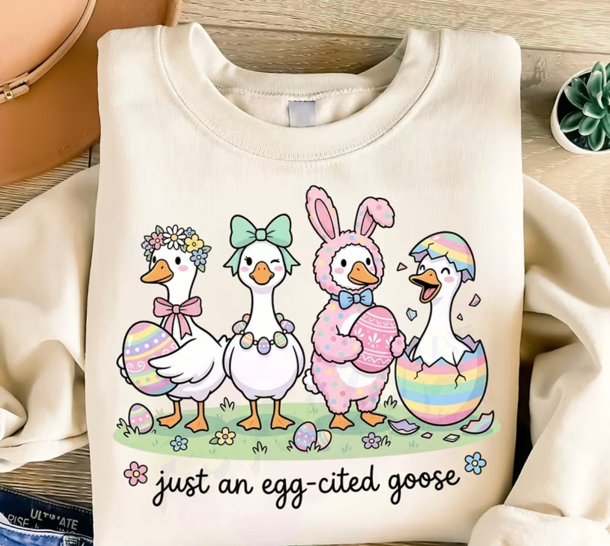 Decal Only: Just an Egg-Cited Goose