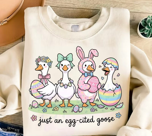 ✨Decal Only: Just an Egg-Cited Goose