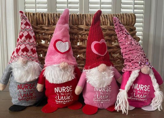 Valentine’s Day Gnome: Nurse to the Cutest Little Sweethearts