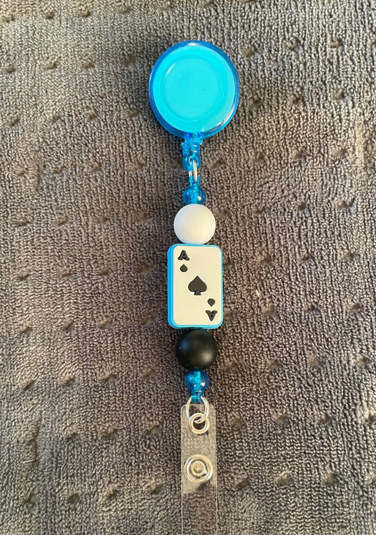 Beaded Badge Reel: Card
