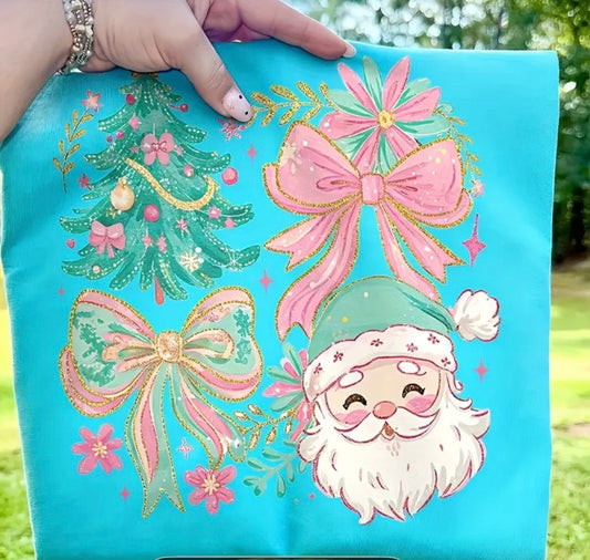 ✨Decal Only: Tree, Bows, & Santa
